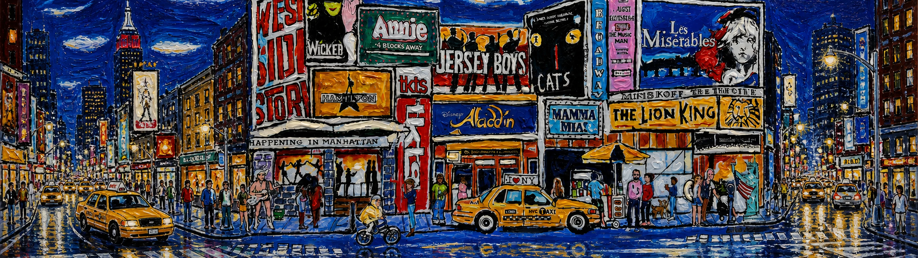 Broadway, Off Broadway by Leslie Lew