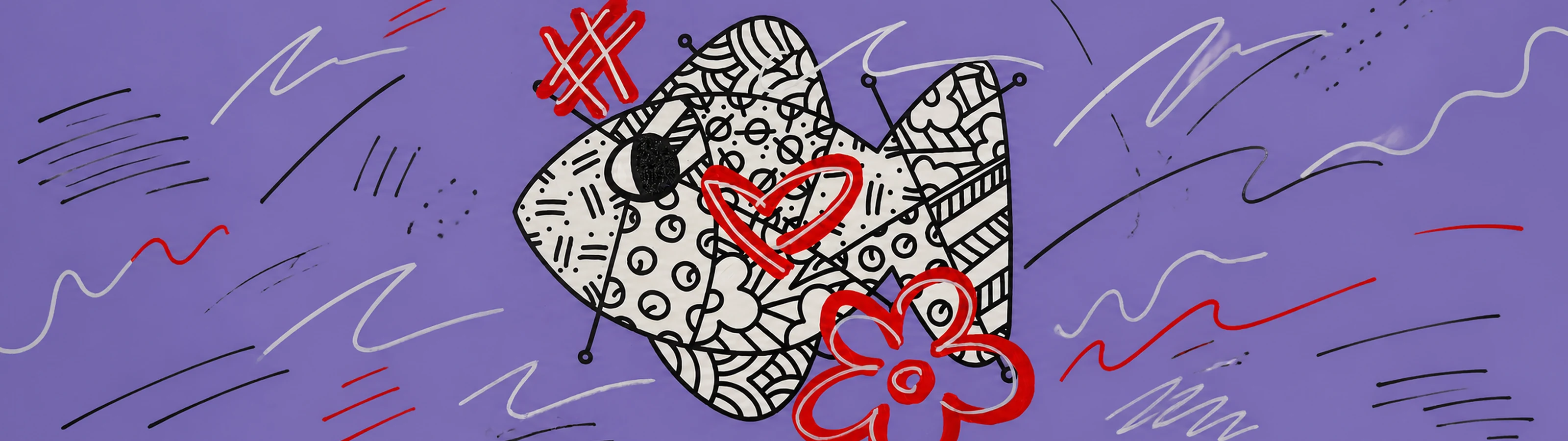 Love, Top Hat by Romero Britto